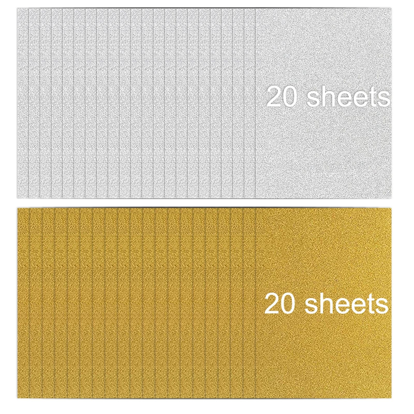 40 piezas de cinta adhesiva de papel autoadhesiva para manualidades A4 con adhesivo posterior - Image 5