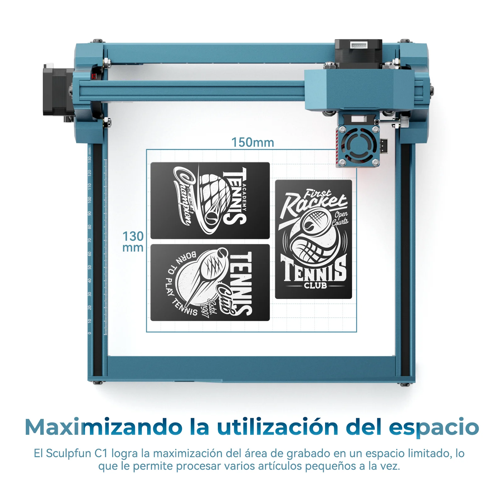 [EN MÉXICO] Sculpfun C1 Mini Grabador Láser 3W 0.04mm Punto Ultra Fino Compacto 15*13cm Área de Trabajo - Image 8