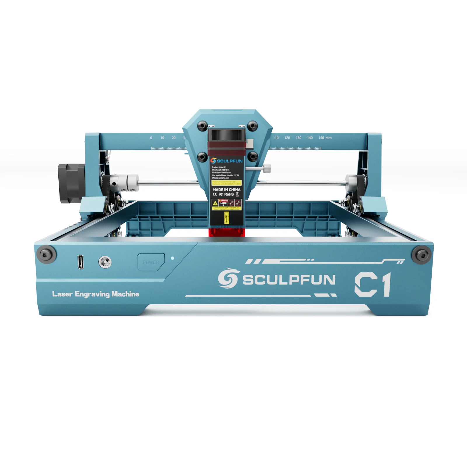 [EN MÉXICO] Sculpfun C1 Mini Grabador Láser 3W 0.04mm Punto Ultra Fino Compacto 15*13cm Área de Trabajo - Image 3