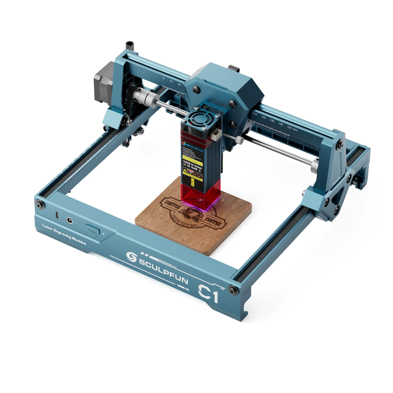 [EN MÉXICO] Sculpfun C1 Mini Grabador Láser 3W 0.04mm Punto Ultra Fino Compacto 15*13cm Área de Trabajo - Image 4