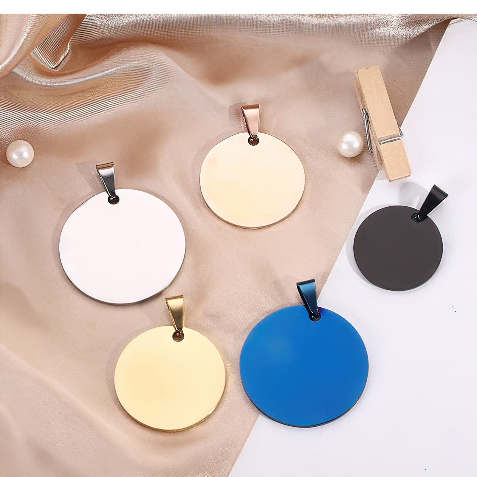 Materiales de grabado: Placa de identificación para mascotas + collar + pulsera + anillo - Image 9
