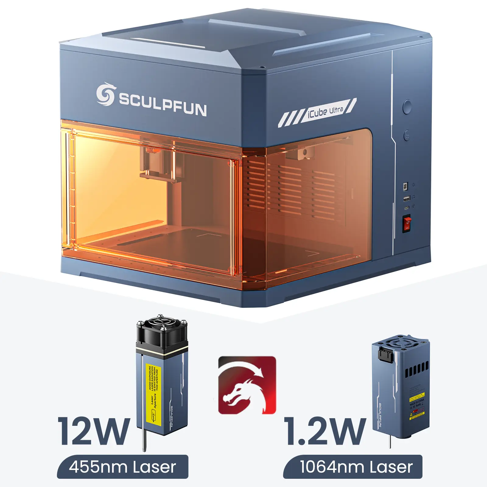 [EN MÉXICO] Sculpfun iCube Ultra Flagship - Grabadora láser portátil de doble módulo - Image 22