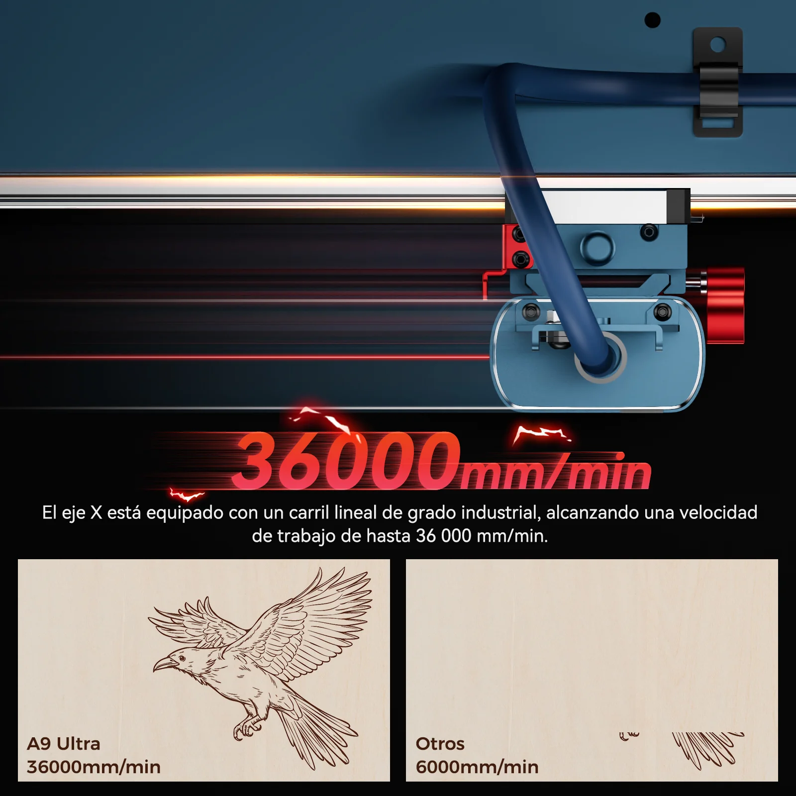 [EN MÉXICO] SCULPFUN A9 Ultra Máquina Láser 20W de Fibra y 40W de Diodo 2 en 1 para Grabado en Metales y No Metales - Image 12