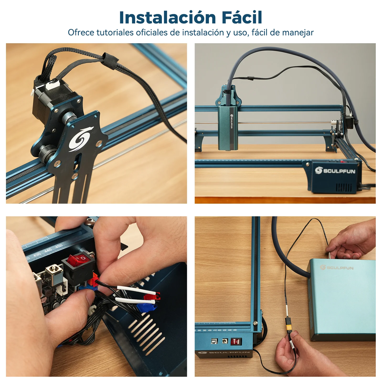 [EN MÉXICO] SCULPFUN A9 Ultra Máquina Láser 20W de Fibra y 40W de Diodo 2 en 1 para Grabado en Metales y No Metales - Image 21