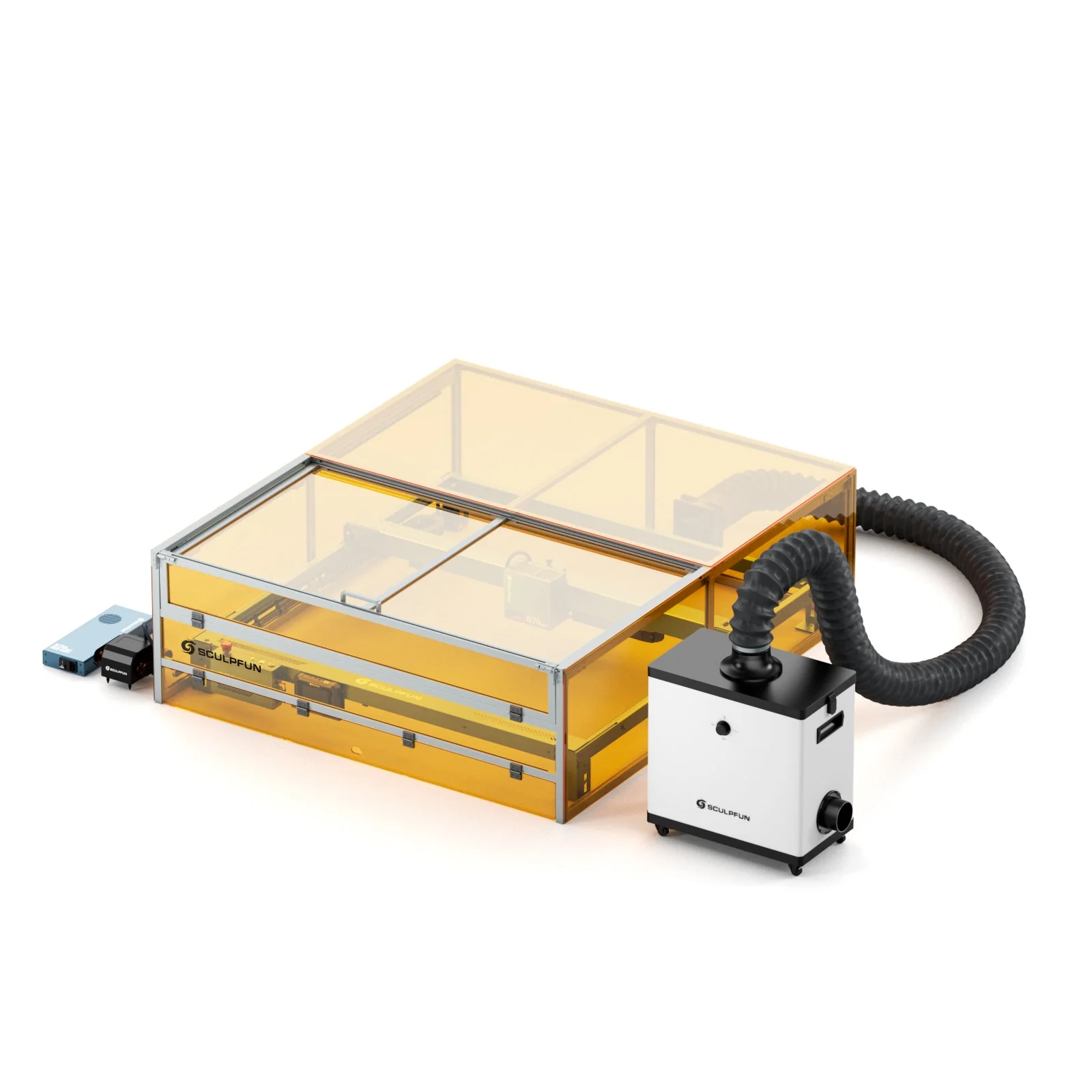 [EN MÉXICO] SCULPFUN B70 Caja para S70 MAX A Prueba de Humo Incombustible con Ventilador - Image 3