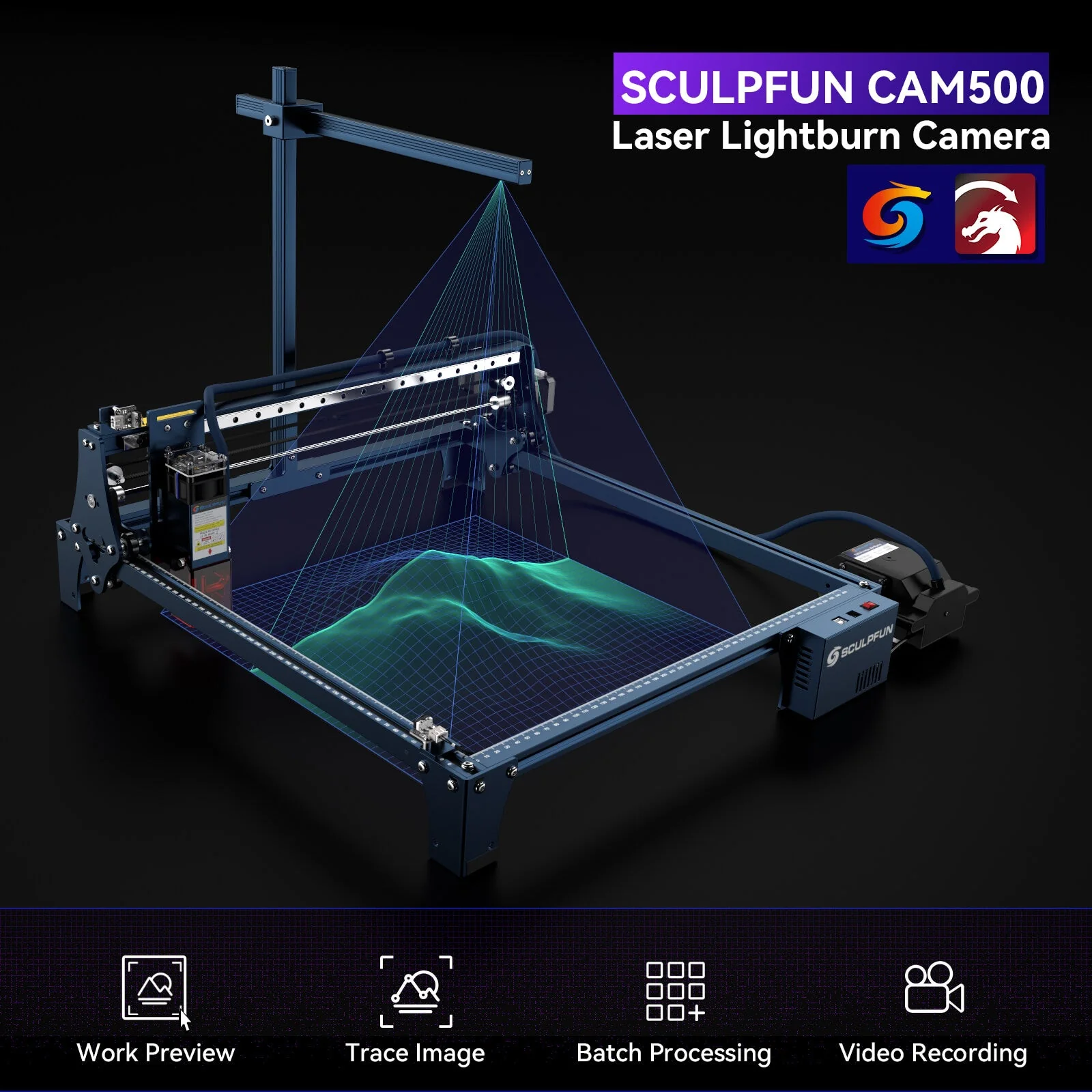 [EN MÉXICO] SCULPFUN CAM500 cámara Lightburn: el aliado del grabado láser - Image 6