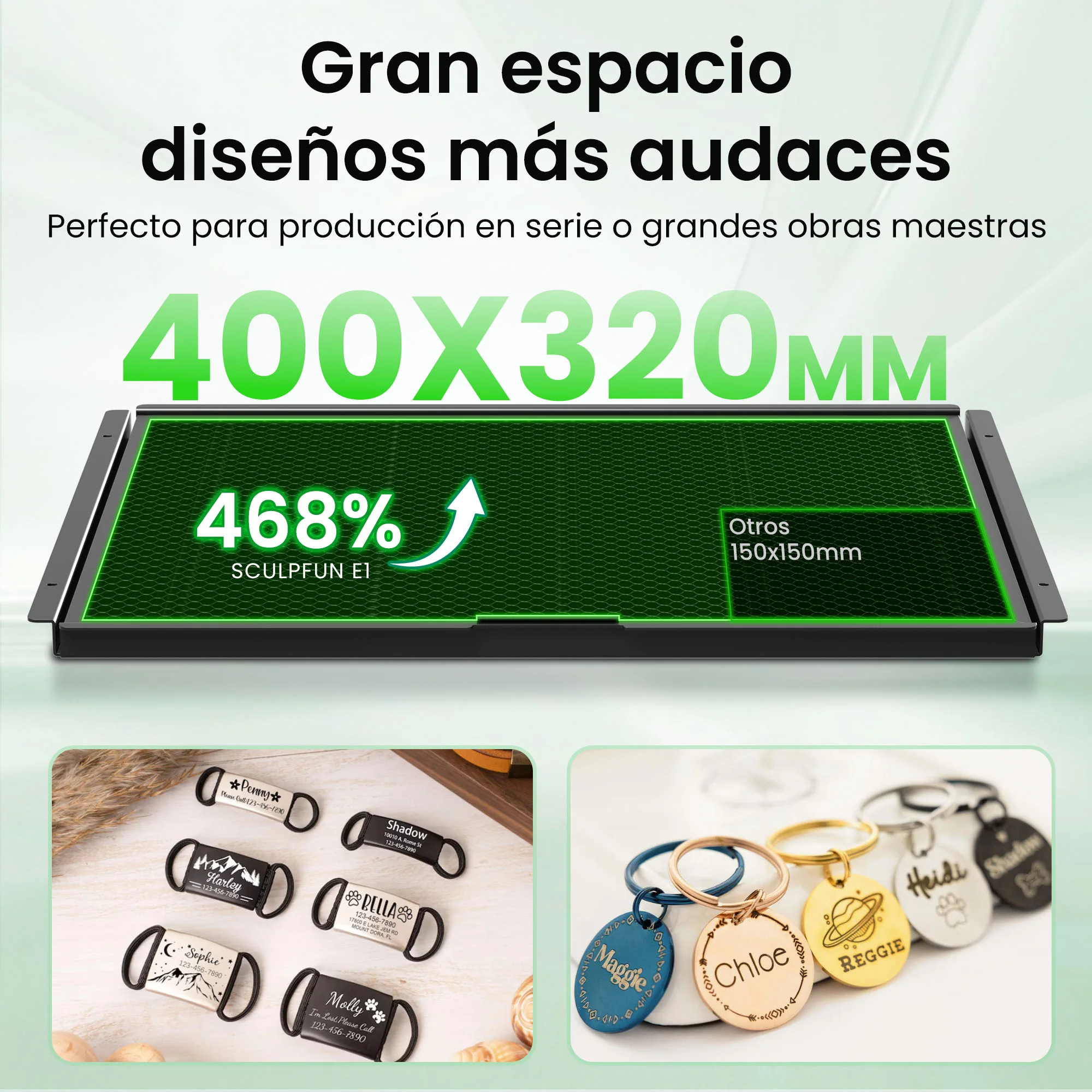 SCULPFUN E1 Máquina de grabado láser dual cerrada - Image 14