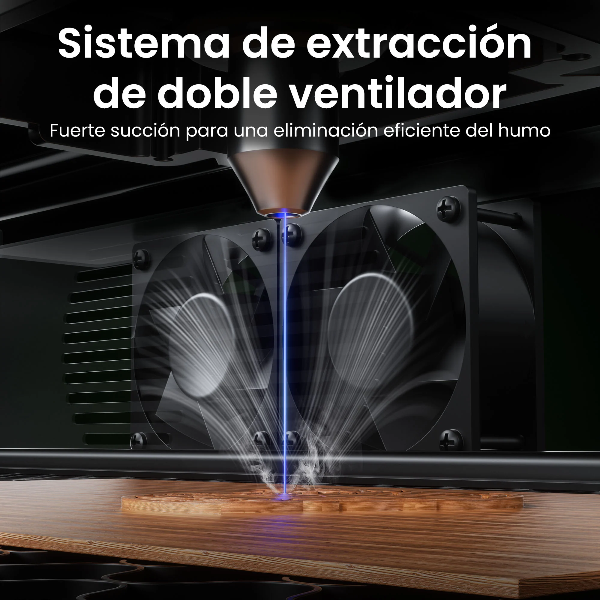 SCULPFUN E1 Máquina de grabado láser dual cerrada - Image 9