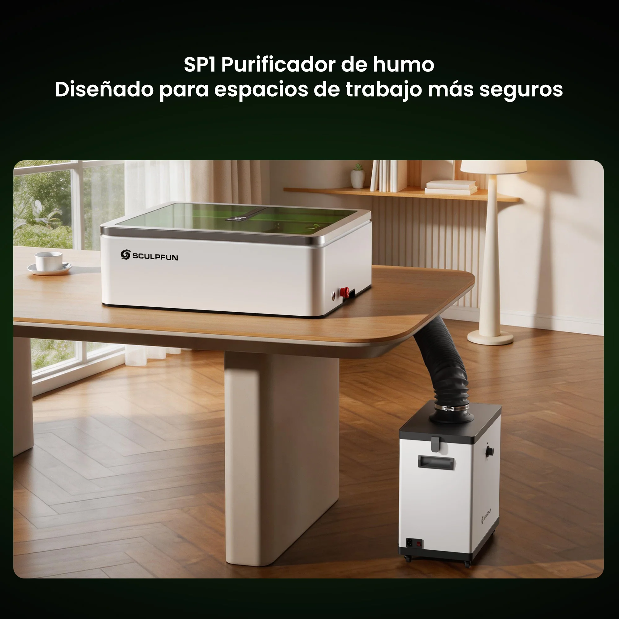 SCULPFUN E1 Pro Máquina de grabado láser cerrada - Image 10