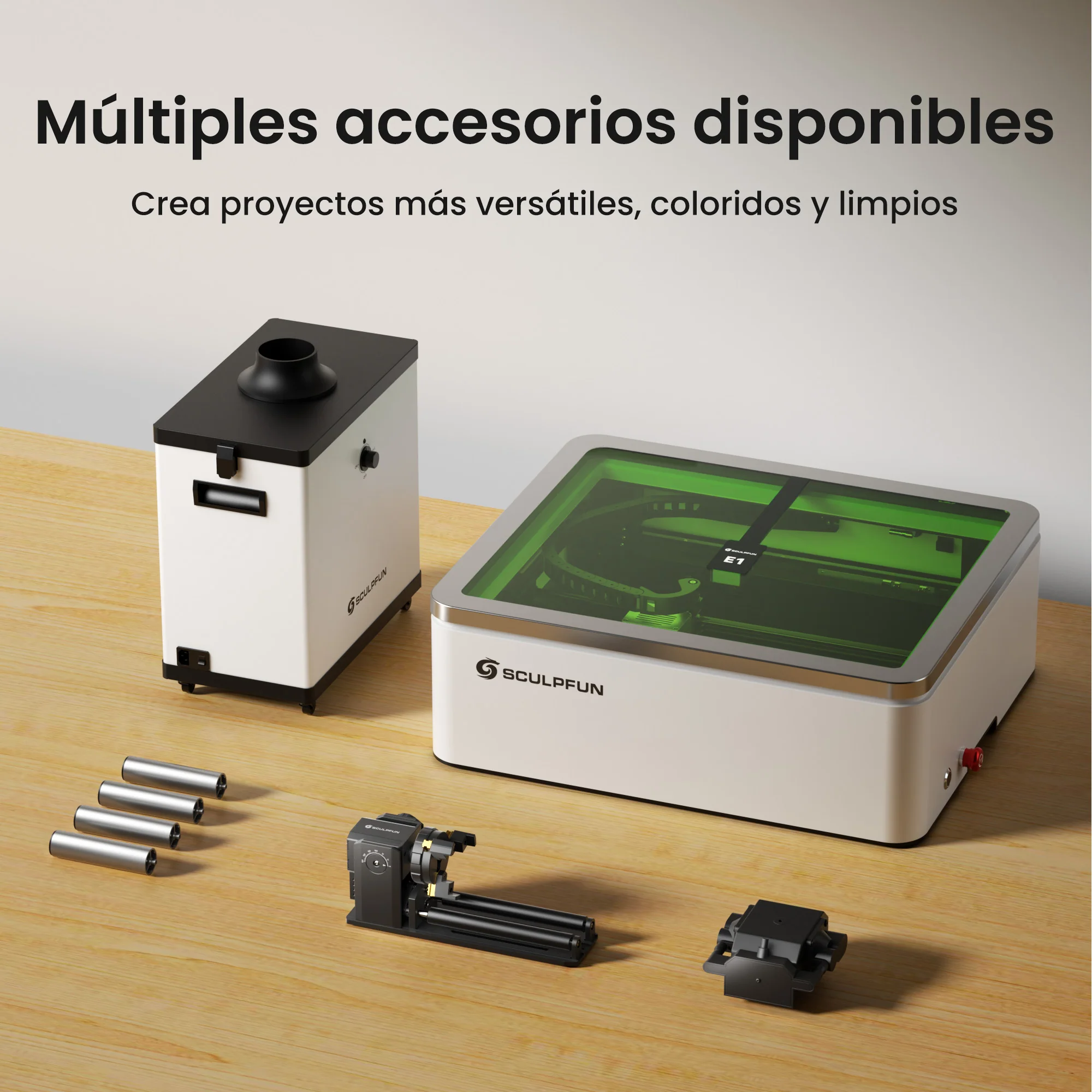 SCULPFUN E1 Pro Máquina de grabado láser cerrada - Image 6
