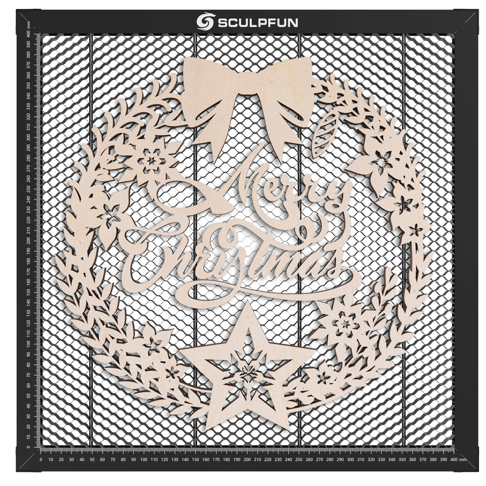 [EN MÉXICO] SCULPFUN H3 Banco de trabajo con panel de panal de corte láser 400x400 mm - Image 6