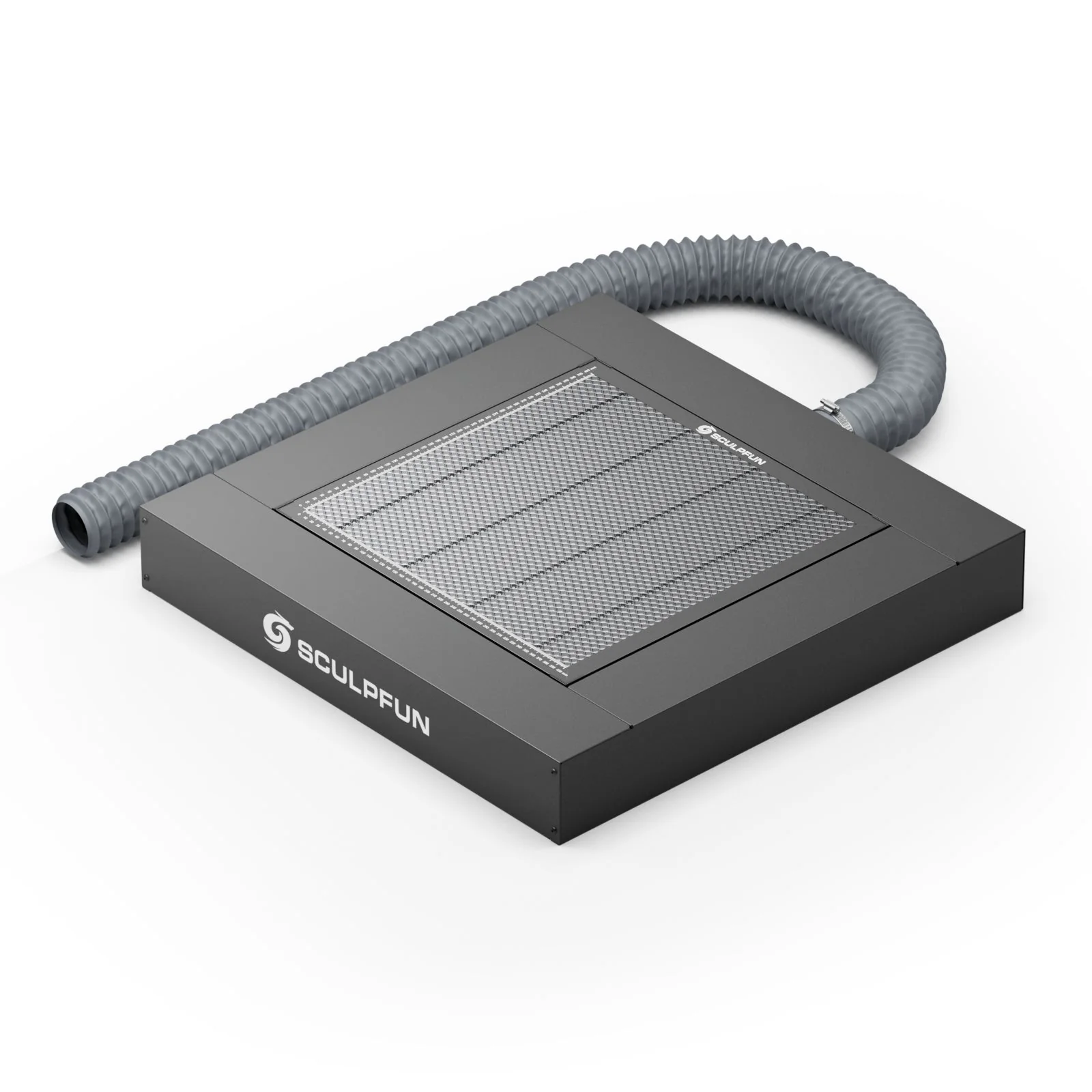 SCULPFUN H5 Gen2 Plataforma de escape de corte de panal Cama láser de panal de 650 × 650 mm con ventilador de extracción de humos