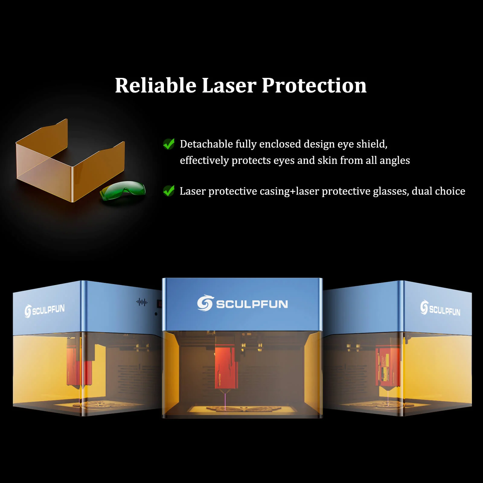 Sculpfun iCube Pro Max 10W Máquina de grabado láser portátil + clave de licencia LightBurn Core - Image 8