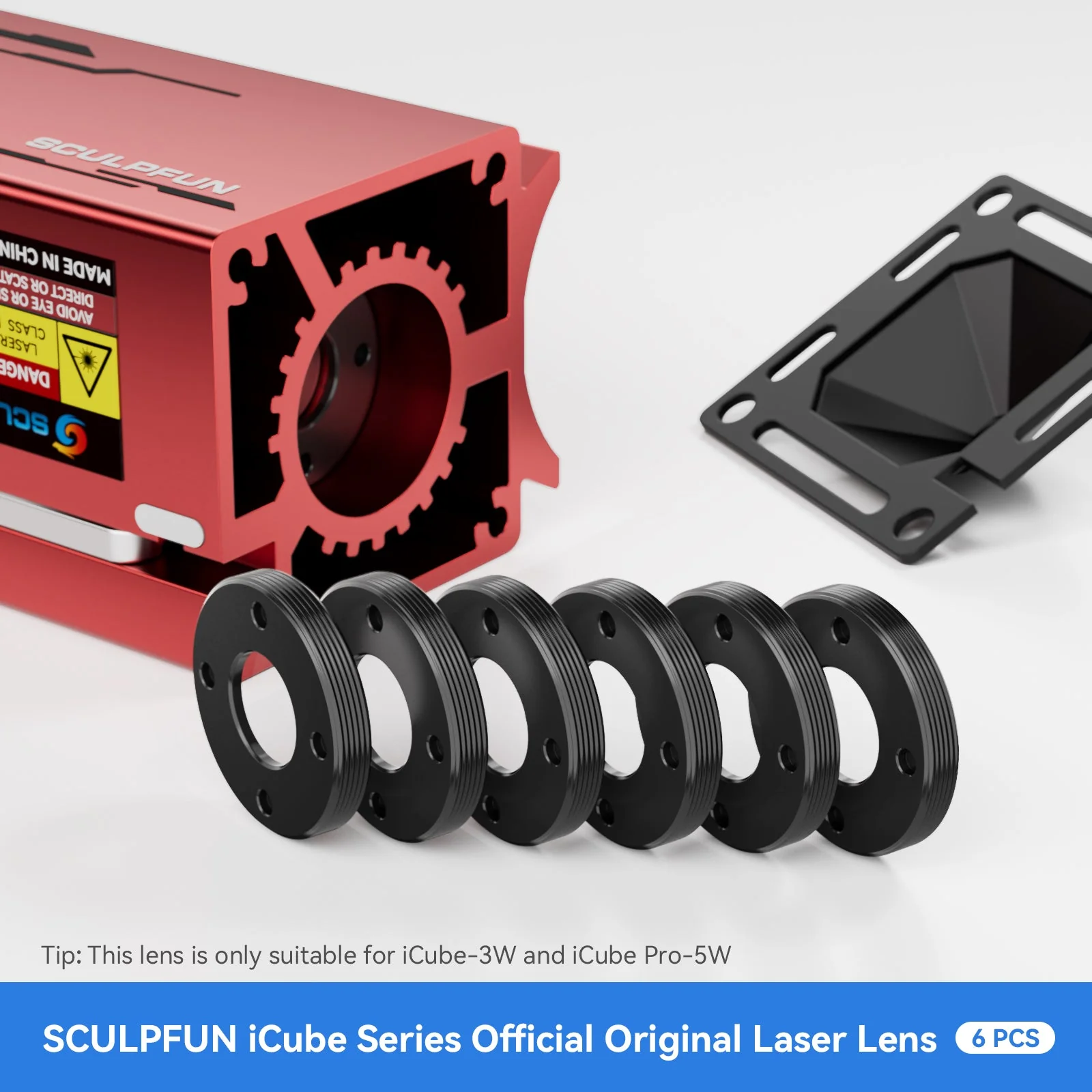 SCULPFUN Lente de Grabador Láser 6 Piezas para iCube 3W / iCube Pro 5W - Image 3