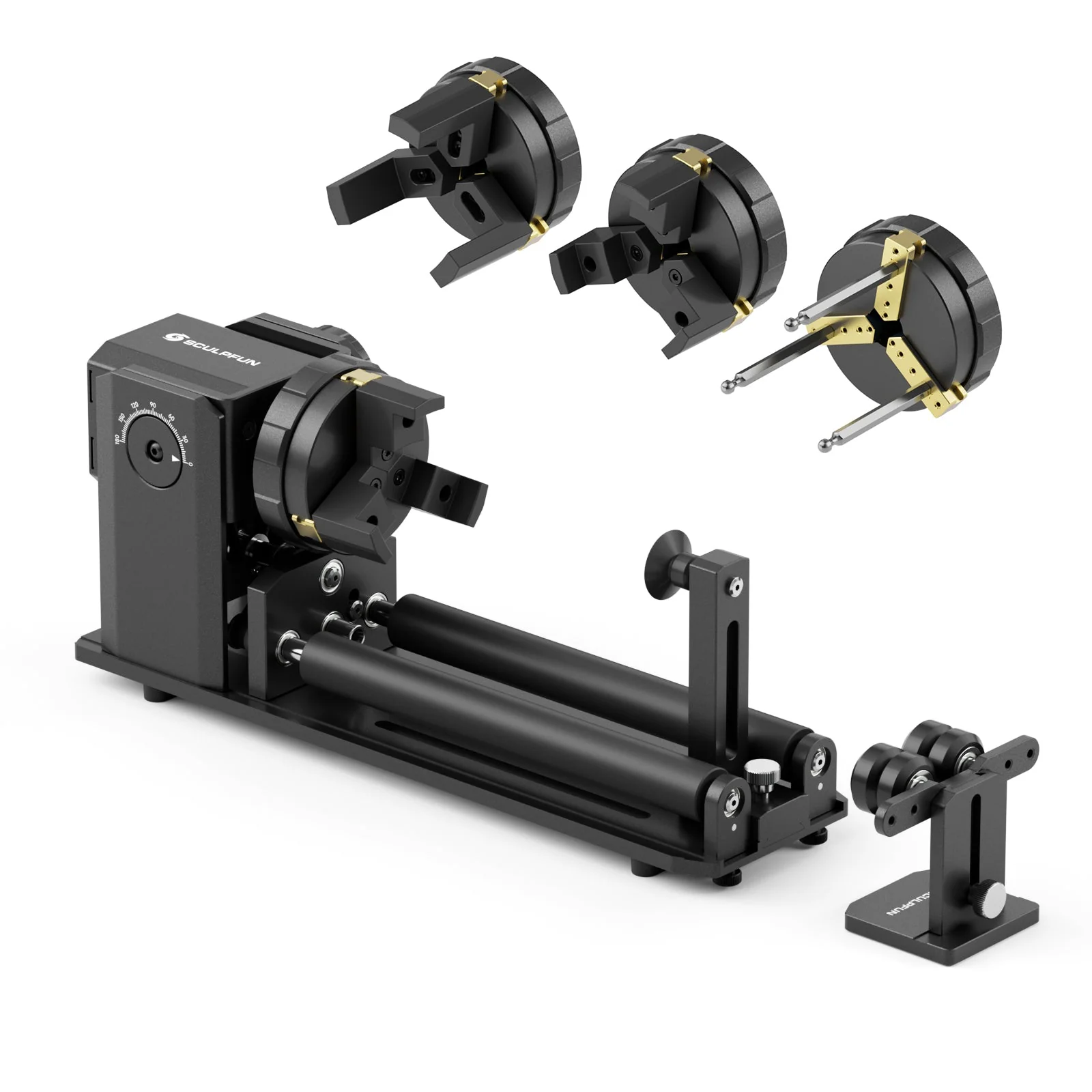 [EN MÉXICO] SCULPFUN RA Pro Max 4 en 1 Rodillo giratorio y mandril para grabador láser - Image 2