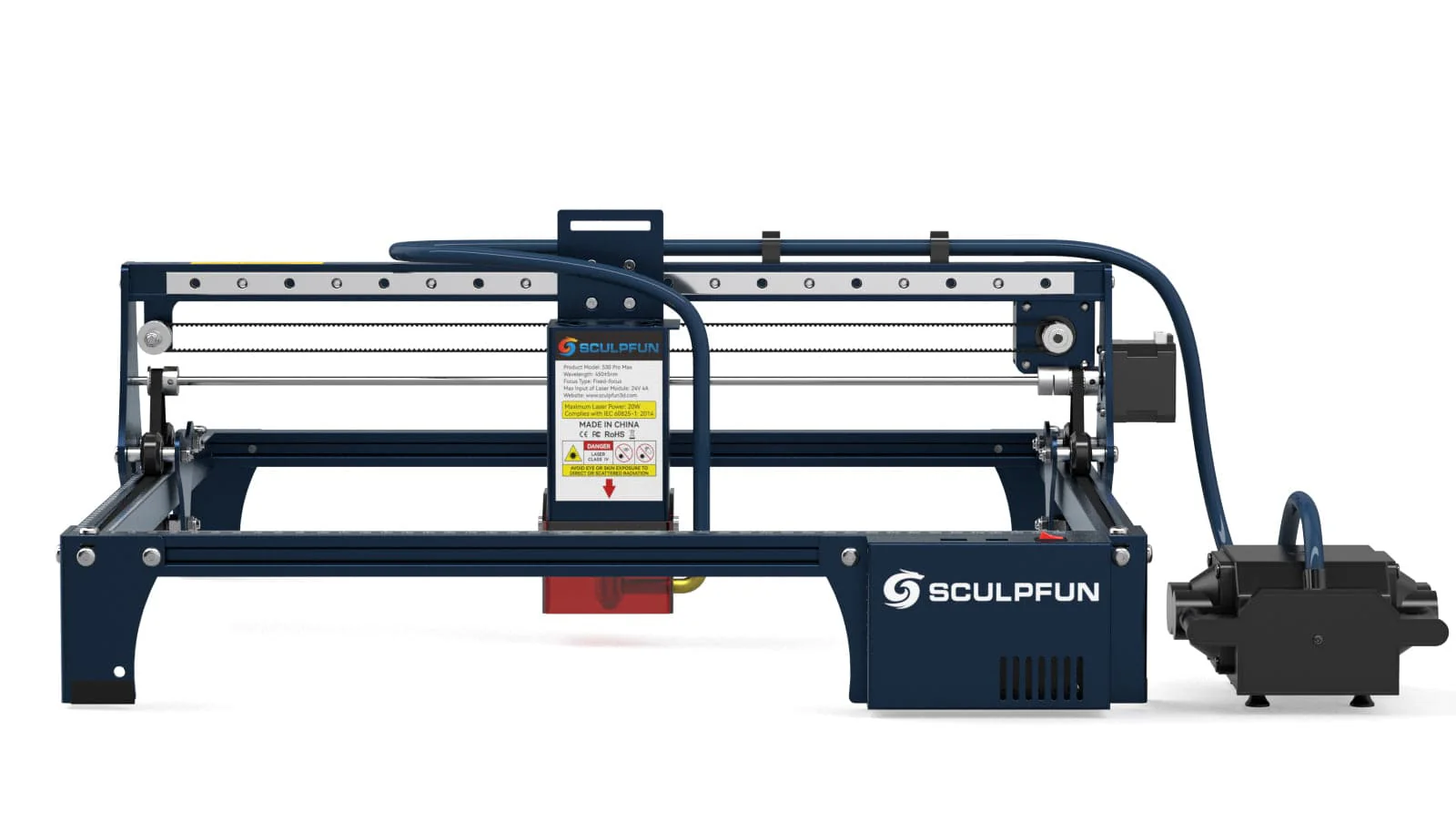 [EN MÉXICO] SCULPFUN S30 Pro Max: Máquina de grabado y corte láser de 20 W + Licencia LightBurn Core - Image 4