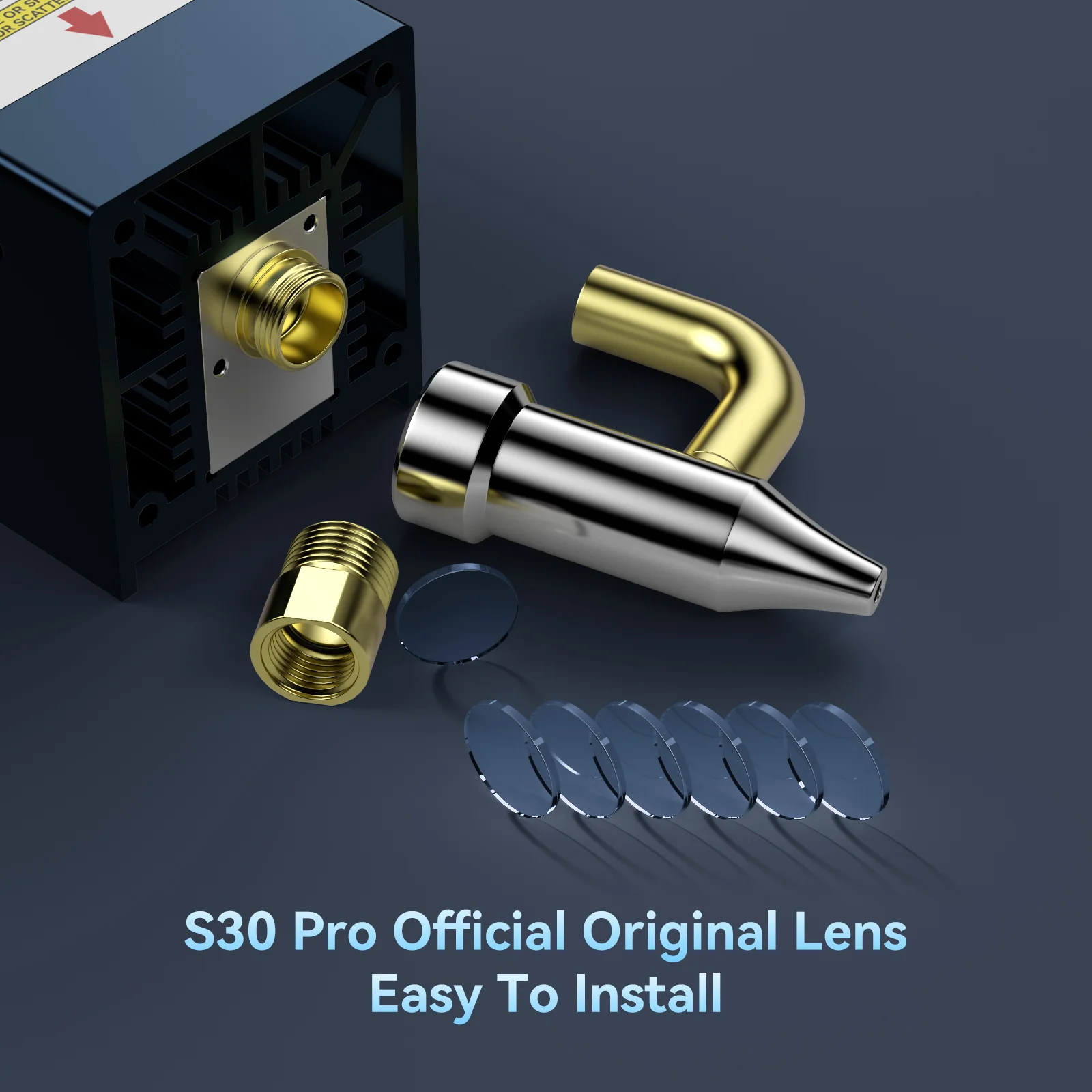 Kit de Lentes Originales SCULPFUN S30/S30 Pro/Ultra-11W - 6 Unidades - Image 4