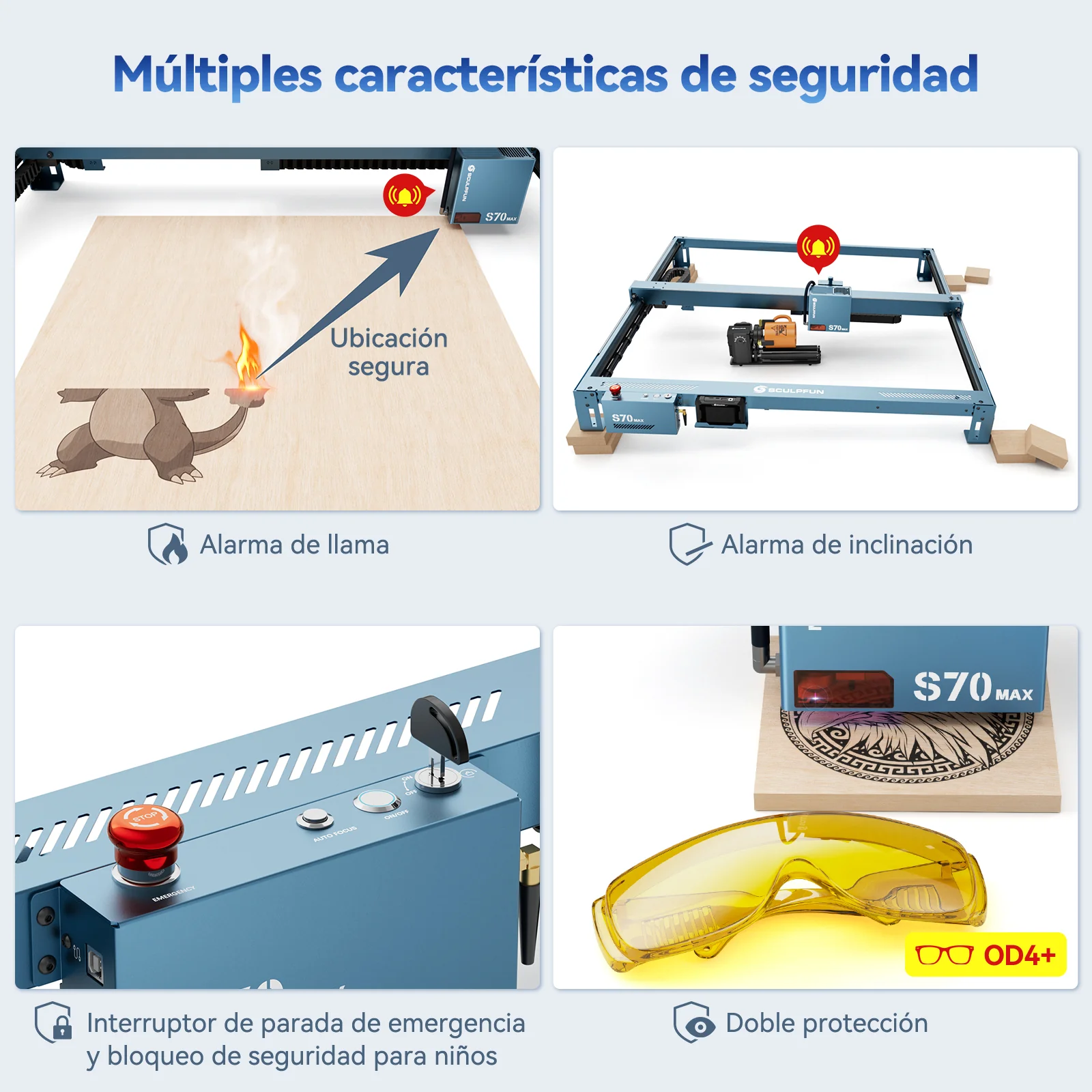 [EN MÉXICO] SCULPFUN S70 MAX 70W Grabador y cortadora láser - Image 11