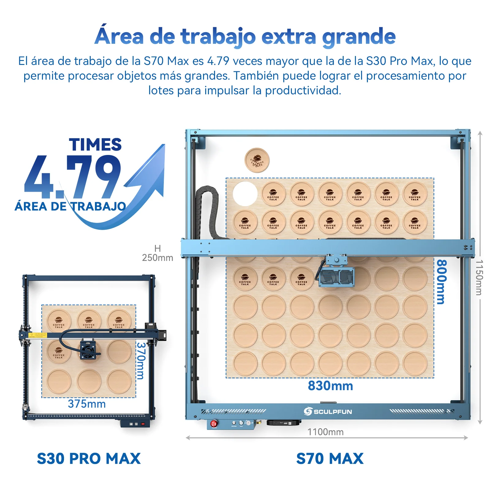 [EN MÉXICO] SCULPFUN S70 MAX 70W Grabador y cortadora láser - Image 9