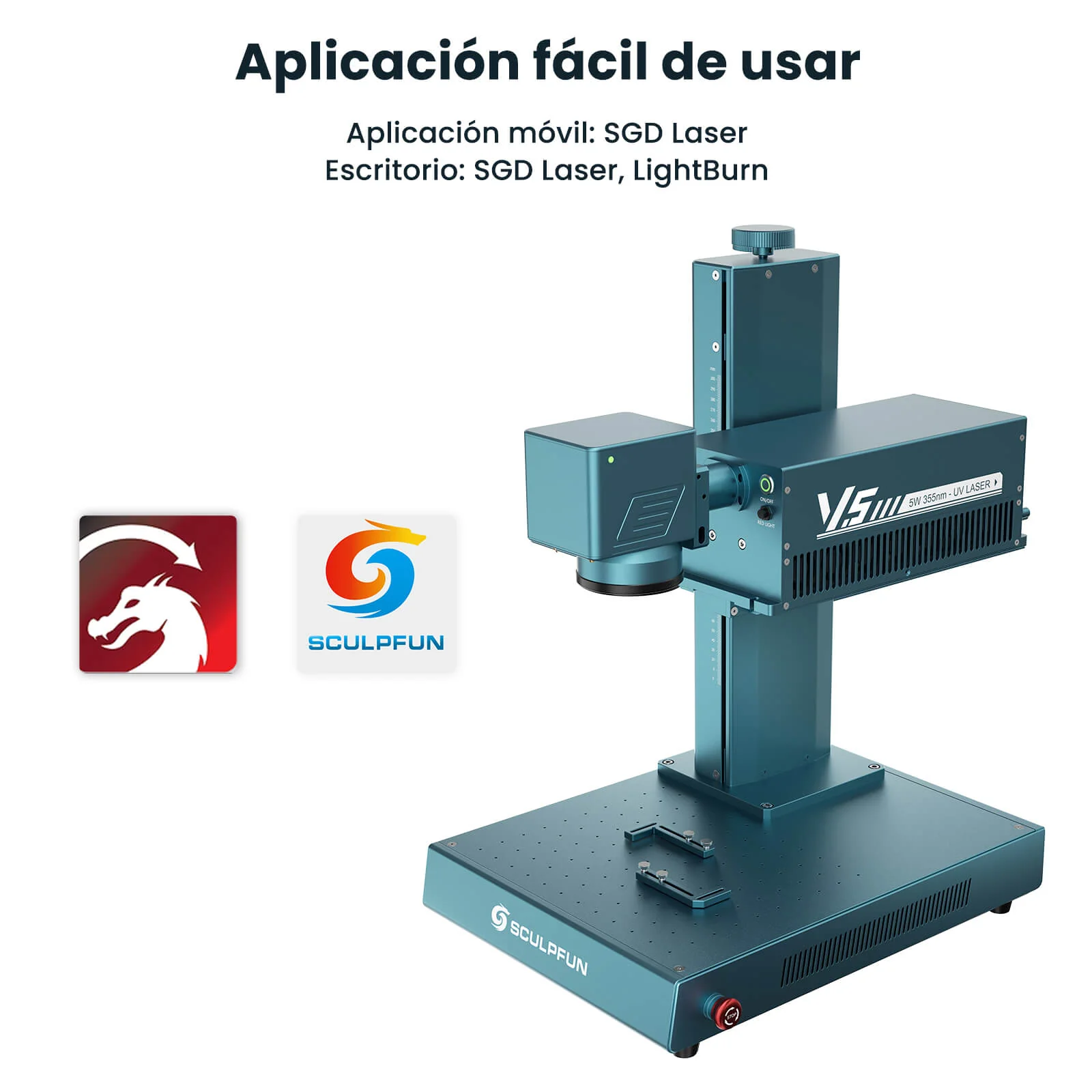[EN MEXICO] SCULPFUN V5 Máquina de Marcado Láser UV - Image 8